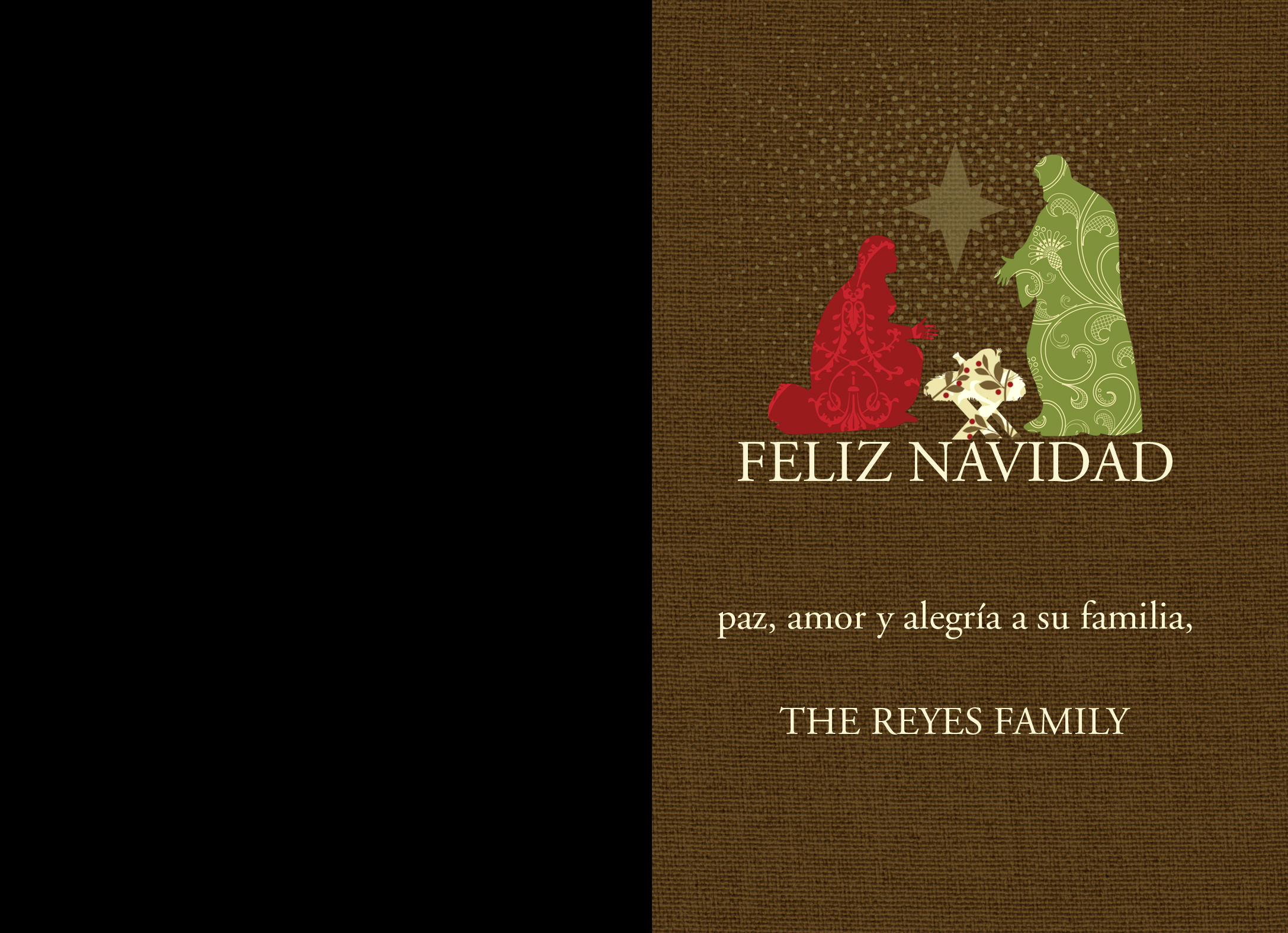 Spanish Christmas Blessings-Greeting cards with envelopes