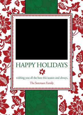 Personalized Happy Holiday Greeting Cards
