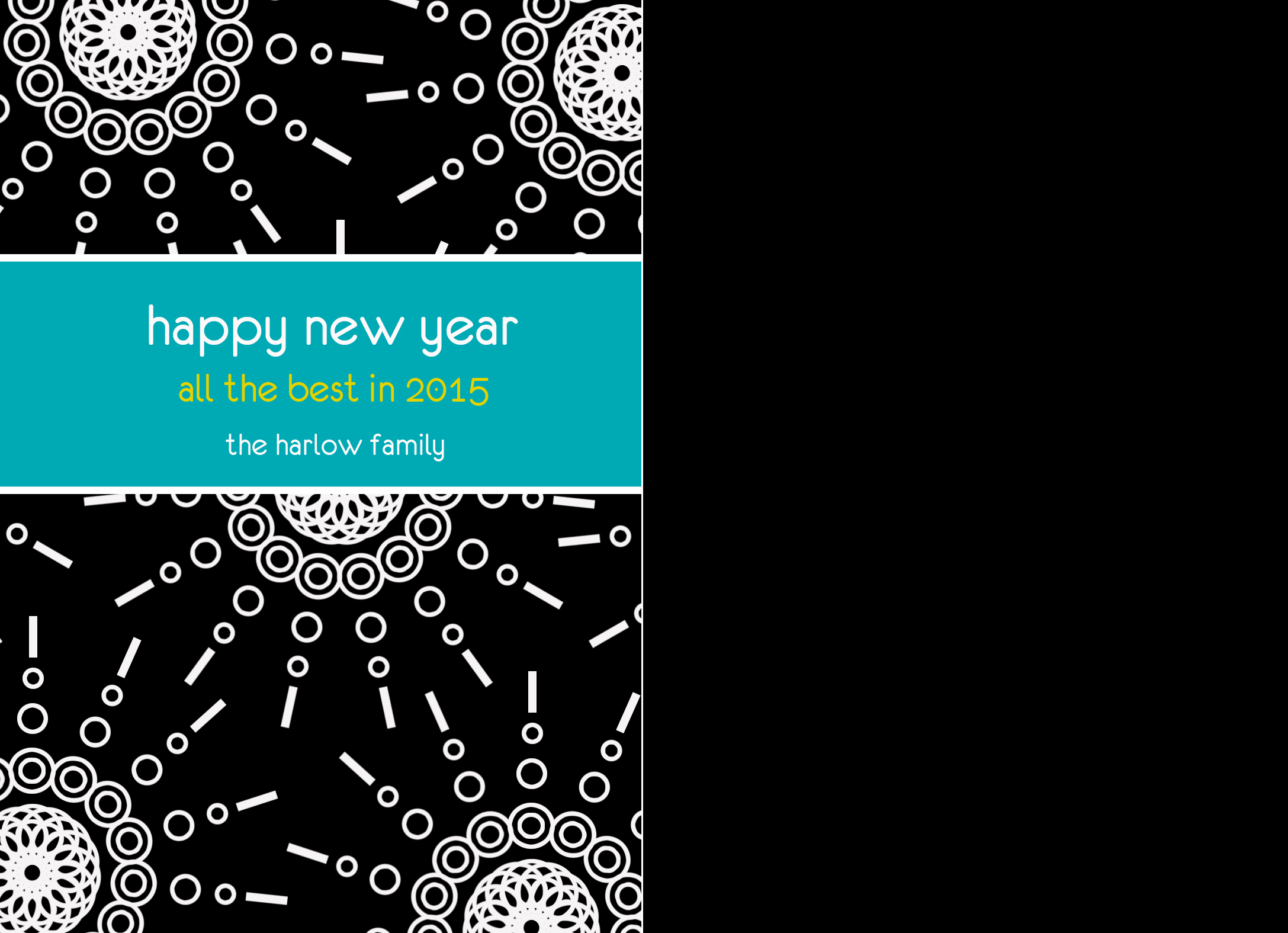 Personalized Happy New Year Greeting Cards