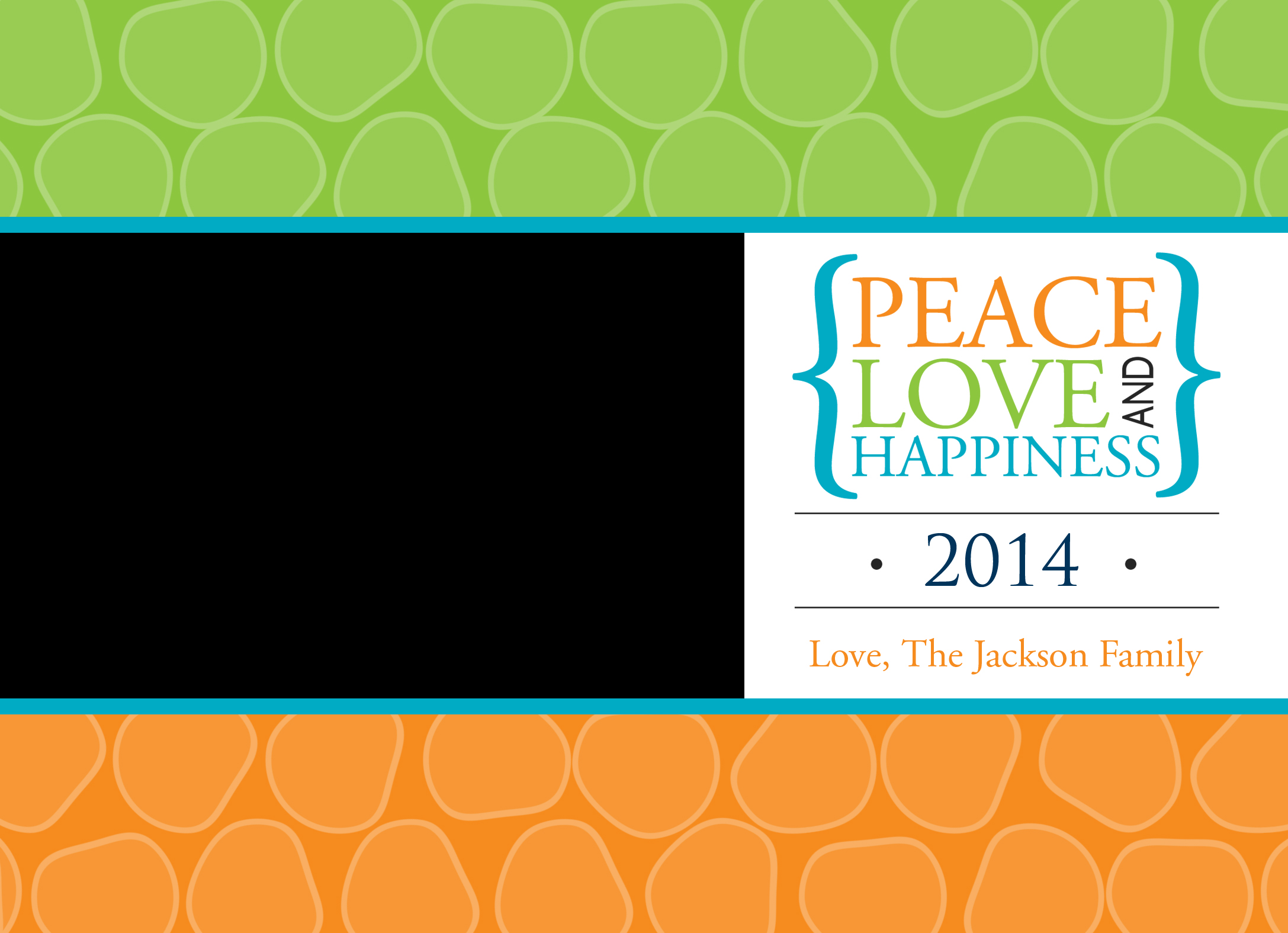 Peace, Love and Happiness Greeting cards