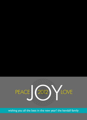 Joy, Peace and Love Greeting Cards