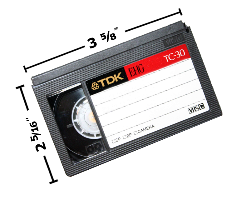 VHS-C Tape Specs